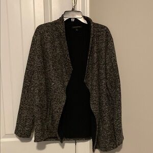 Women's Black and Gray Sweater
